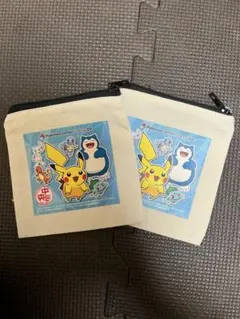 中央区スタンプラリー　ポケモン 小型ポーチ ２つセット