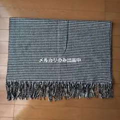 千鳥格子ストール