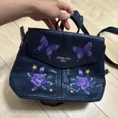 ANNA SUI 蝶と薔薇刺繍 子供用リュックのサムネイル
