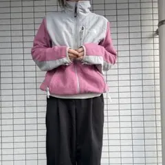THE NORTH FACE デナリ フリースジャケット ピンク×グレー