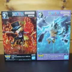 ONE PIECE WCF サボ モンキー・D・ルフィ 2体セット