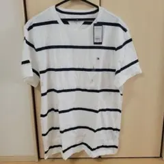 新品TOMMY HILFIGER ボーダー Tシャツ Lサイズ