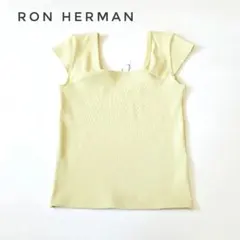 RHC Ron Herman スクエアネック リブカットソー イエロー XSのサムネイル