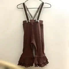 &mignon サスペンダー付パンツ