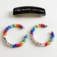 MARC JACOBSマークジェイコブス フープピアス　レインボー　髪留め付きのサムネイル