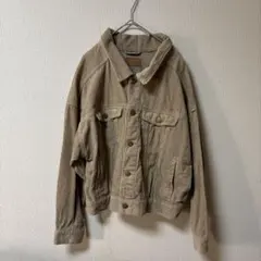 earth music & ecology コーデュロイジャケット ベージュ