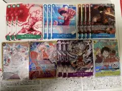 ア*ン様 ワンピースカード ルフィ 7種類 16枚 プロモ SR シークレット