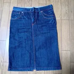 値下げダークブルー デニム タイトスカート Mサイズ