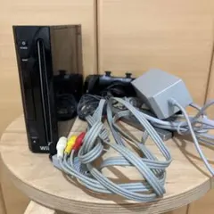 【動作確認済】Wii 本体 ブラック すぐに遊べるセット 任天堂 完動品