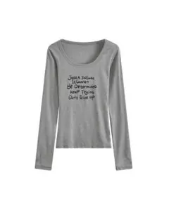 shein シズニルック トップス 長袖Tシャツ