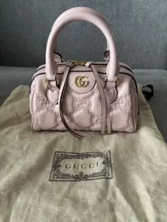 グッチ GUCCI GGマトラッセ レザー ミニバッグ 3Way ピンクのサムネイル