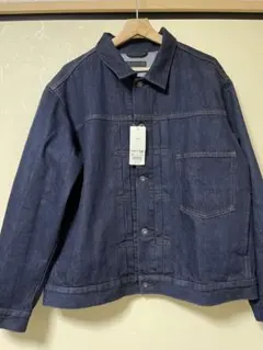 ⭐*️様 ユニクロ UNIQLO 大戦モデル 紺色デニムジャケット XL