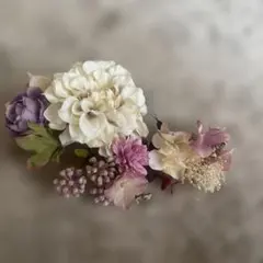 成人式/卒業式/ヘアアクセサリー/髪飾り/フラワーヘアピン