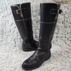 【美品】イルビゾンテ ロングブーツ レザー ジョッキーブーツのサムネイル