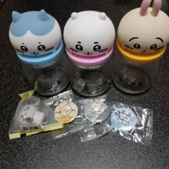 ちいかわキャンディボトル空瓶セット（ハチワレ・ちいかわ・ウサギ）