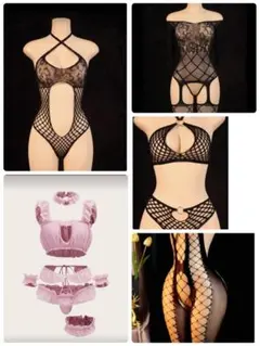セクシーコスプレ衣装　レディース　５点セットのサムネイル