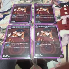 ユニオンアリーナ　エヴァンゲリオン　式波・アスカ・ラングレー　4枚セット　プロモ