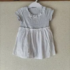 赤ちゃん本舗　ロンパース付きワンピ　80のサムネイル