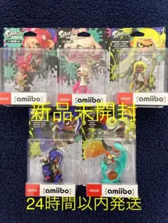amiibo ヒメ タコガール インクリング オクトリング コジャケ 5点セット