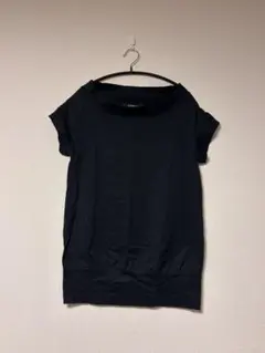 LIMI feu リミフゥ デザインカットソー 黒 Sのサムネイル