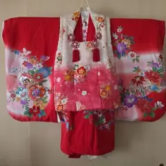 KYOETSU 七五三 着物 フルセット 3歳 女の子 ピンク 被布 - メルカリ