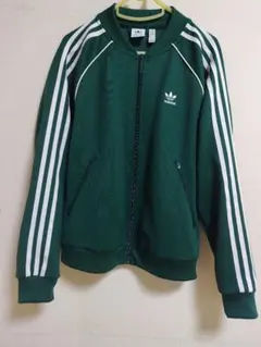 adidas グリーン ジャージ ジャケット