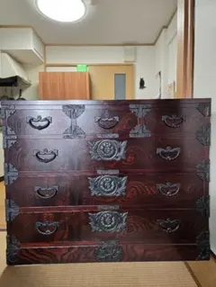 岩谷堂階段箪笥No886 民芸箪笥 かくし箱付き - メルカリ