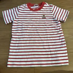 ミキハウス MIKI HOUSE ボーダーTシャツ 110cm クマ刺繍 - メルカリ