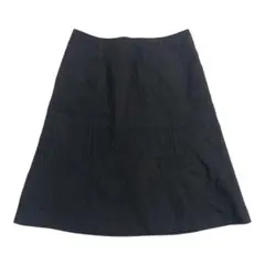 パトリックコックス 事務服 Aラインスカート ストライプ ブラック セロリーのサムネイル