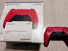 PS5 DualSense ワイヤレスコントローラー　コズミックレッド