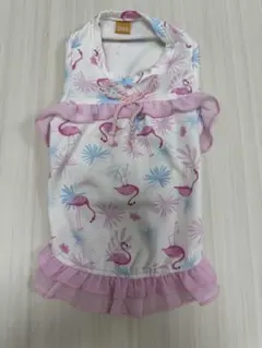 ペットパラダイス　フラミンゴ柄ワンピースのサムネイル
