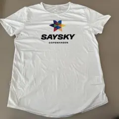 SAYSKY ランニングTシャツ メンズXS ホワイト