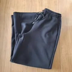 GU パフスウェットバギーパンツブラックM標準丈レディーススウェットパンツ