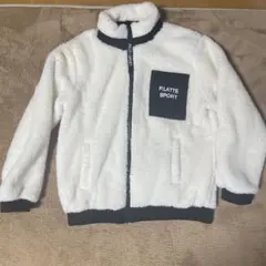 ピンクラテ PINKLATETE フリースジャケット ホワイト