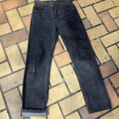 【90s USA製 Levi’s 501 先染ブラック W28 L34】