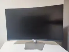 【23年製/美品】DELL S3221QS31.5インチ4K曲面モニター 本体