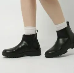美品【M23.5cm】晴雨兼用ショートブーツ ニコアンドのサムネイル