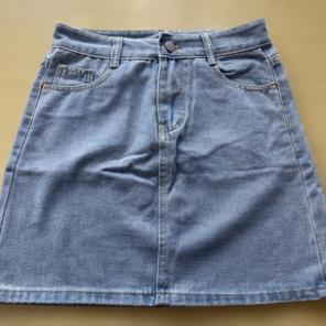 デニム Aライン ミニスカート