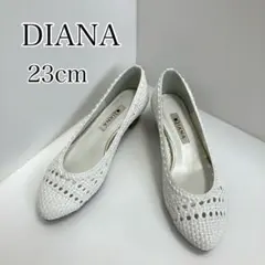 美品⭐︎ DIANA メッシュ　ローヒール　パンプス　夏のサムネイル