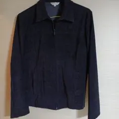 美品　trois la paix　ブラック　スエード風 ジャケット