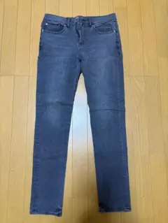 RAGEBLUE ダークグレー スリムフィットデニム