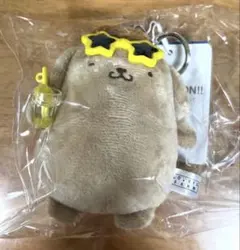 即日発送 ローリーズファーム ポムポムプリン ぬいキーホルダー 日焼け