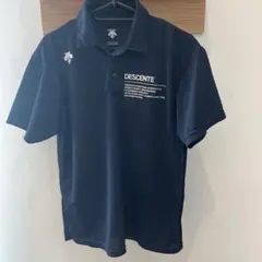 DESCENTE ネイビーポロシャツ