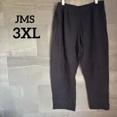 JMS by Hanes 【3XL】【4L】 ブラック ワイドパンツ 3X