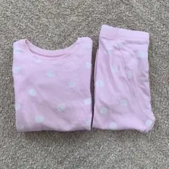NEXT ピンク 水玉 長袖パジャマセット