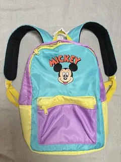 ディズニー　ミッキー リュック　カラフル　バースデイ　ハッピーバッグ