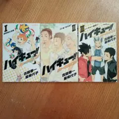 ハイキュー!! 小説版1-3巻 セット