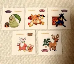 ポケモンパンシール第214弾5枚セット　新品未使用