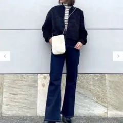 【秋冬はフレア】UNIQLO ユニクロ スリムフレアジーンズ 26インチ