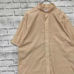 ブルックスブラザーズ半袖シャツ！オレンジチェックM 0609のサムネイル